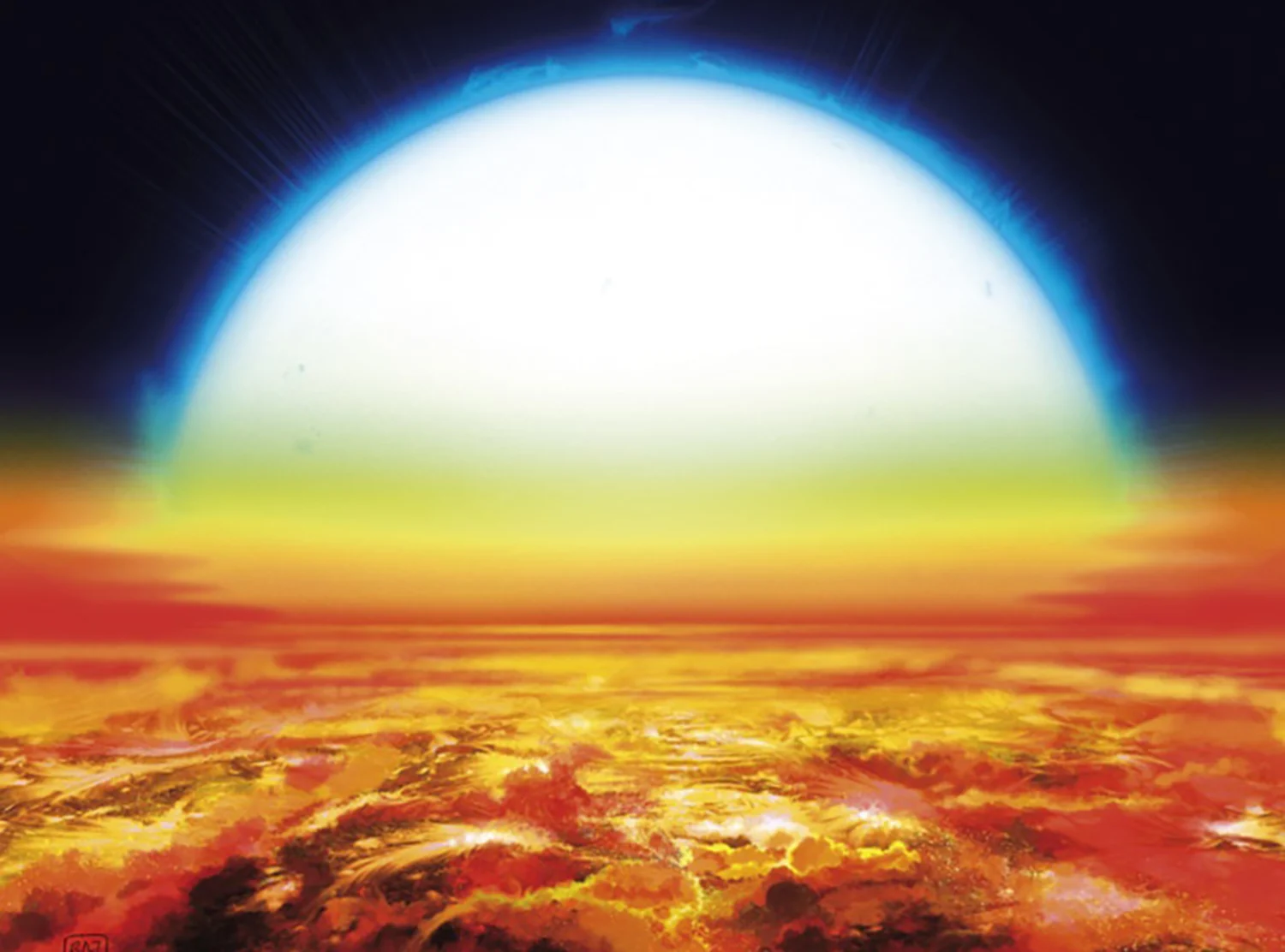 KELT-9b Atmosphere and Surface Simulation